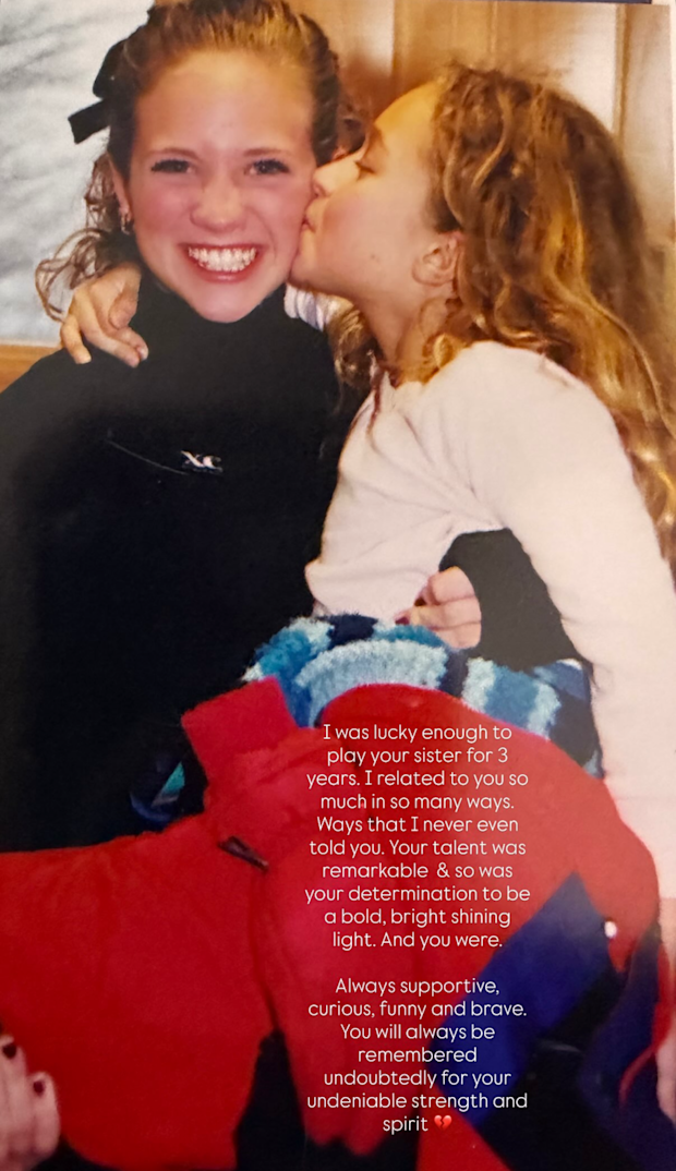 Brittany Snow tribute to Hayden Panettiere