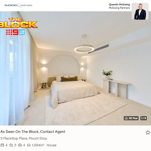 The Block 2026 Domain House Listings