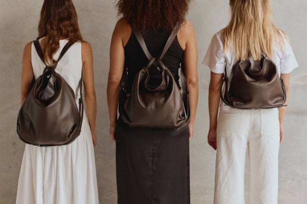 Vestirsi Bella Dark Chocolate 3-in-1 Convertible Backpack Tote