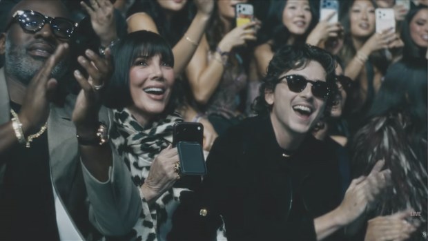 Kris Jenner and Timothee Chalamet at Victoria’s Secret