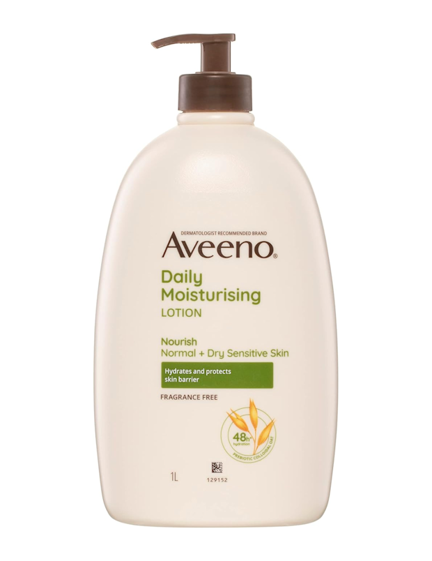 Aveeno Daily Moisturising Non-Greasy Fragrance Free Body Lotion.