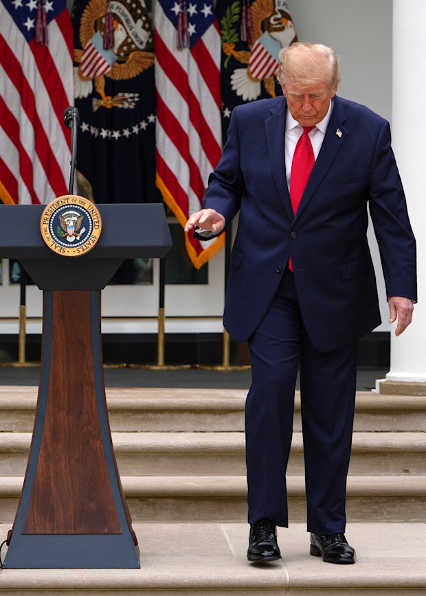 President Donald Trump is normally very cagey about his health.