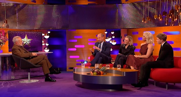 Prince William, Cate Blanchett, Hannah Waddingham and Robert Irwin on The Graham Norton Show