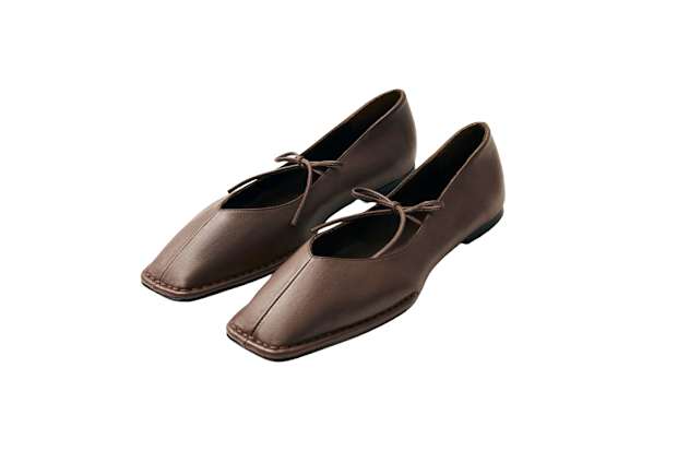 Alohas Sway Leather Ballet Flats.