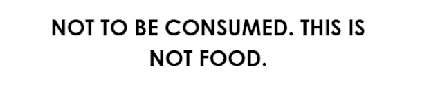 The bold warning displayed on the Red Rooster website.