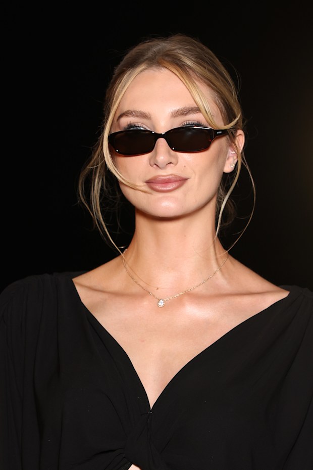 Mathilde Pinault attends the Saint Laurent Womenswear Spring/Summer 2027 show as part of Paris Fashion Week 