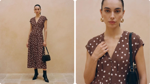 Head to a long lunch in a midi dress.