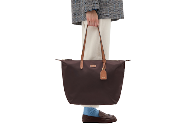 Oroton Lilly Nylon Lightweight Tote Bag.