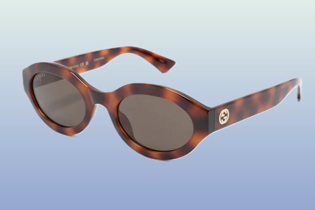 Gucci Eyewear Oval-Frame Sunglasses.