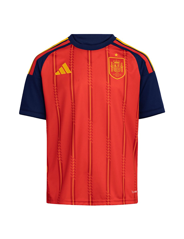 Adidas Spain Kids 2026 Home Football Jersey.
