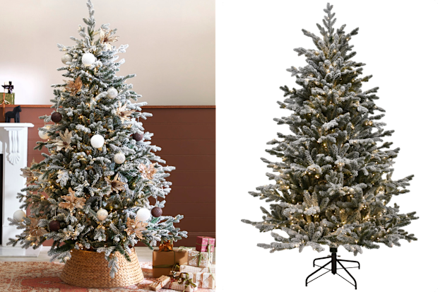 Canadian Fir Snow Flocked Christmas Tree