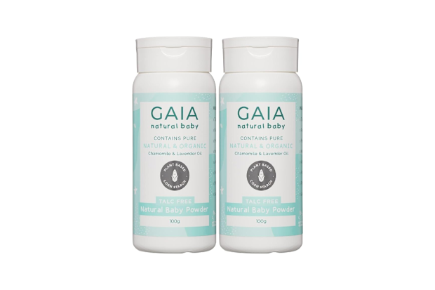Gaia Skin Natural Baby Powder 2 Pack.