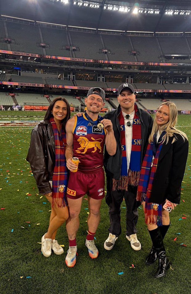 L_R: Tess Crosley, Lachie Neale, Ben Crosley, Jules Neale
