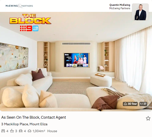 Chantel and Wyatt’s house is up for sale.
