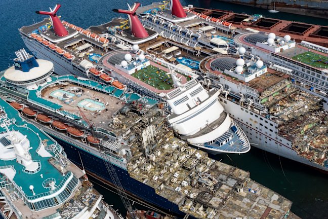 Rotting Cruise Ships