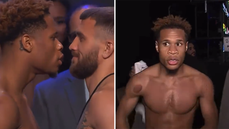 Haney loses it at weigh-in