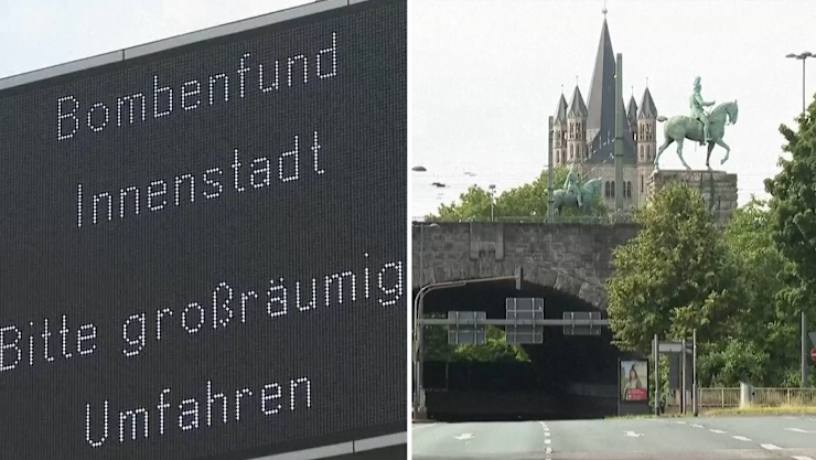 Mass evacuations in German city after World War II bombs found