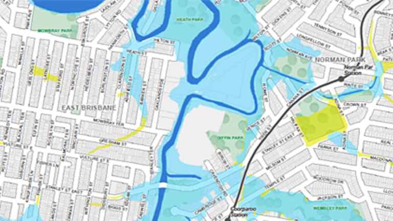 Brisbane City Flood Maps Brisbane's Most Flood-Prone Suburbs Revealed