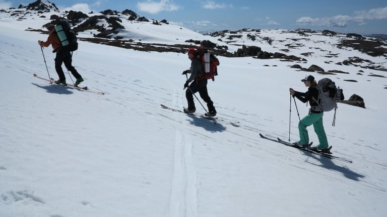 The extremes of backcountry skiing in Kosciuszko's high wilderness