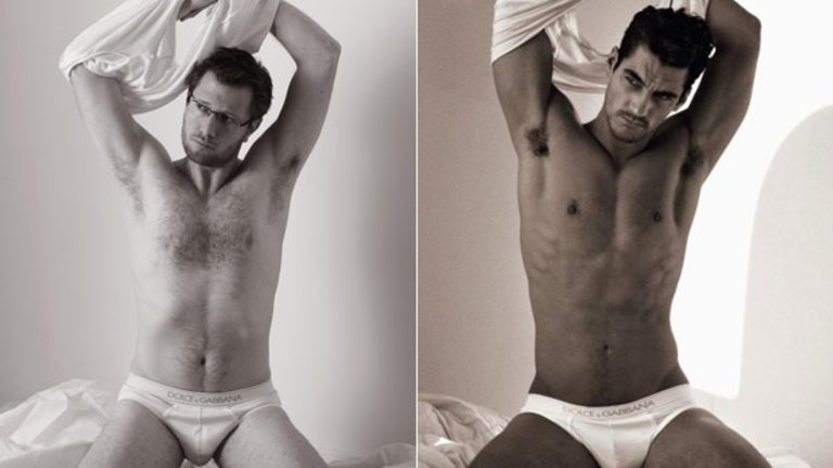 Real men' versus underwear models