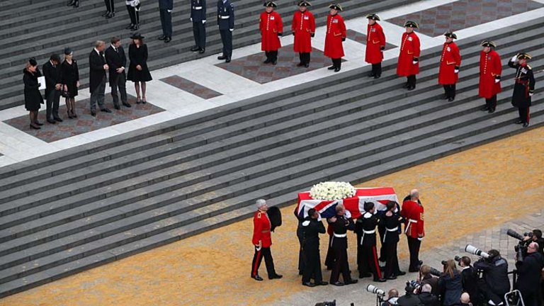 It S Sort Of In The Blood Thatcher Granddaughter Captivates At Funeral