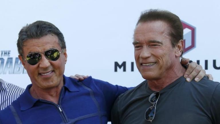 Sylvester Stallone and Arnold Schwarzenegger ignite old rivalry at Cannes