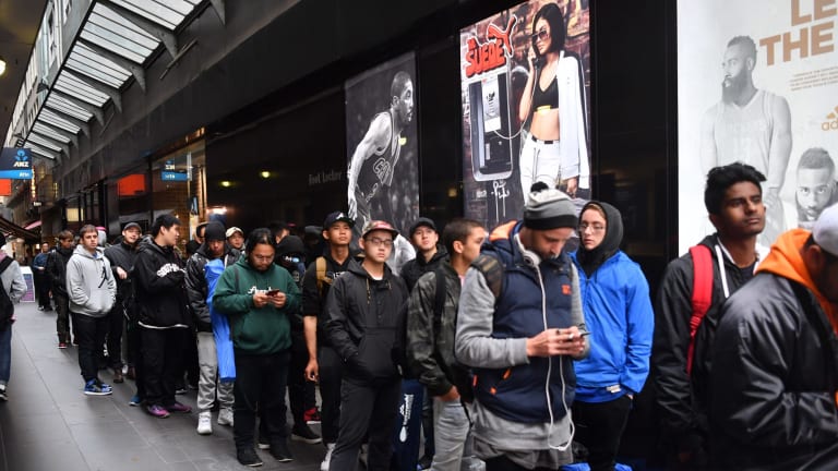 adidas bourke street mall