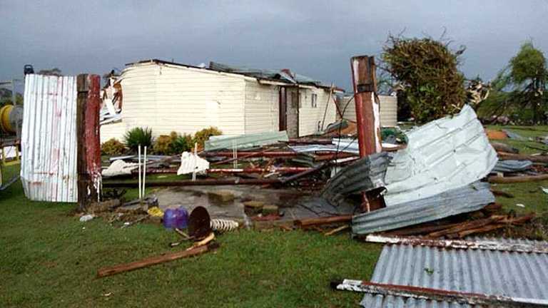 Tornado destroys house in New South Wales