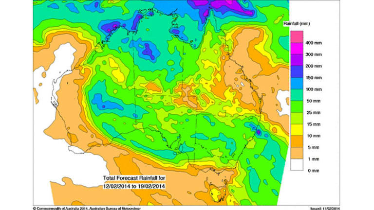 Heat, bushfire relief as rainfall expected to sweep across Australia