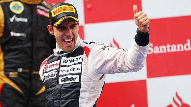 Maldonado holds off Alonso in Spanish GP