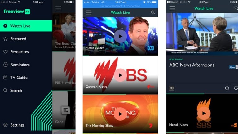 Hands on Freeview FV streaming TV app