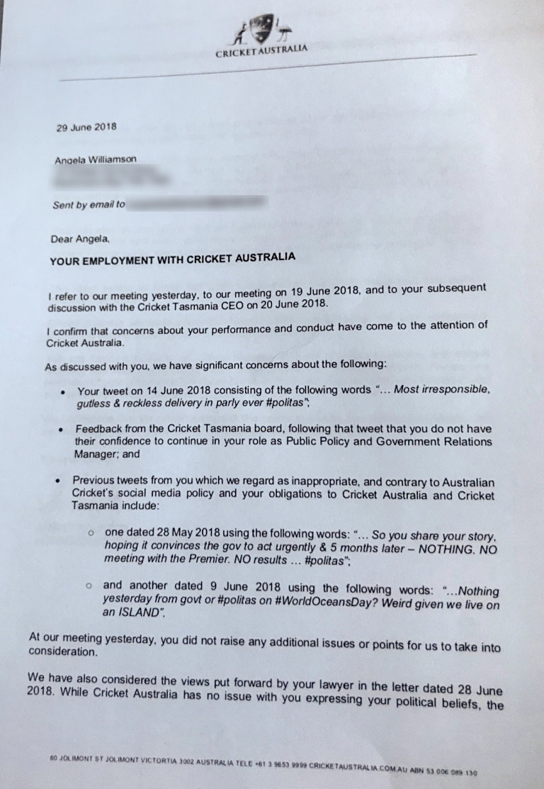 Fake letter circulates claiming Australia dedicated Cricket World