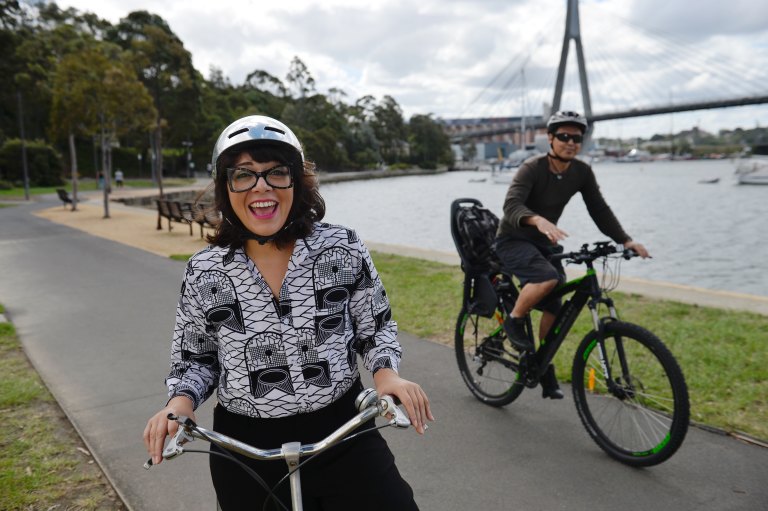 female commuter bike