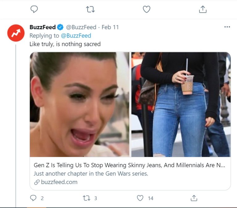 TikTok Says Skinny Jeans Are Cancelled