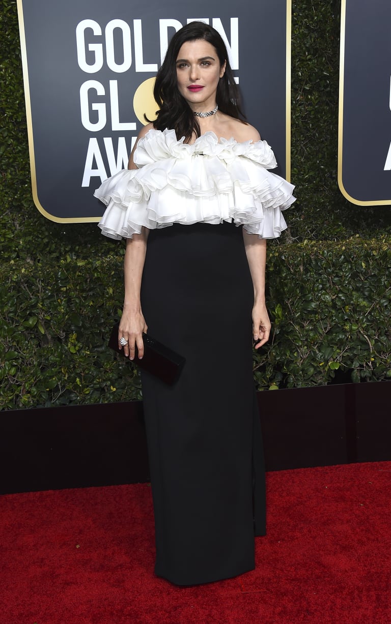 Rachel Weisz arrives at the 76th annual Golden Globe Awards at the Beverly Hilton Hotel on Sunday, Jan. 6, 2019, in Beverly Hills, Calif. (Photo by Jordan Strauss/Invision/AP)