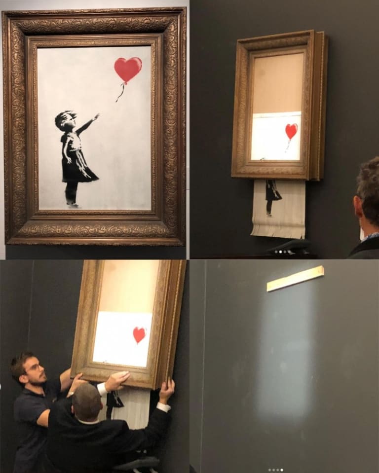 Buyer Goes Ahead With Purchase Of Shredded Banksy Painting