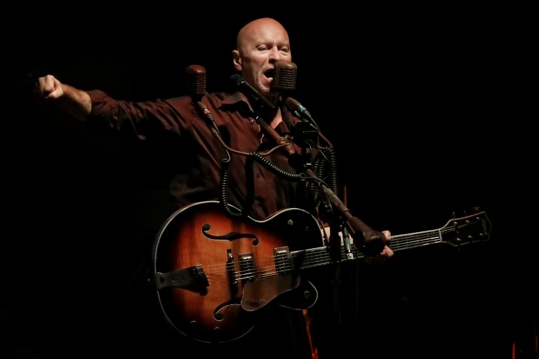 The The's Matt Johnson performs at the Sydney Opera House.