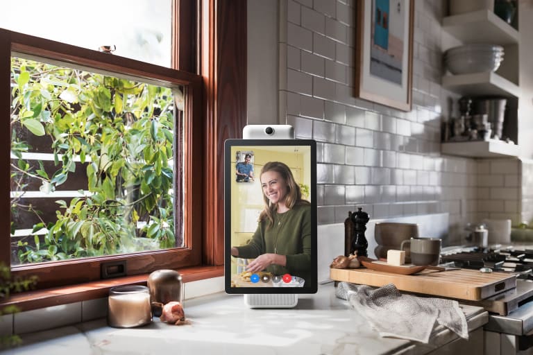 Facebook's Portal also comes in a larger version, called the Portal+.