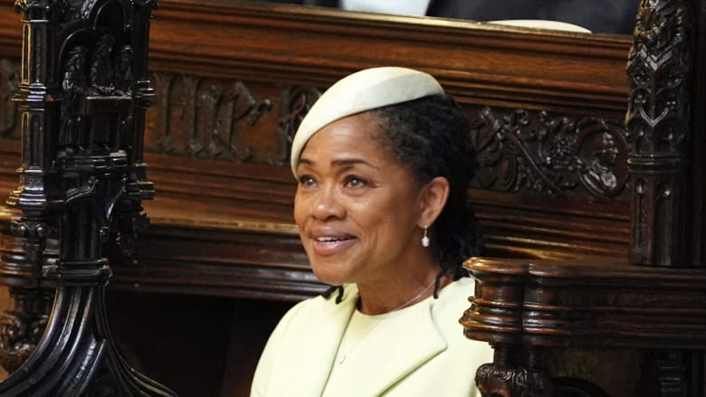 Doria Ragland saat mengikuti upacara pernikahan putrinya.