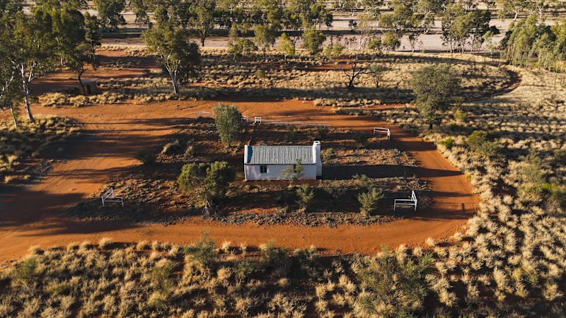 Eighty years ago, Albert Namatjira built a house in the desert. Now it has been recreated