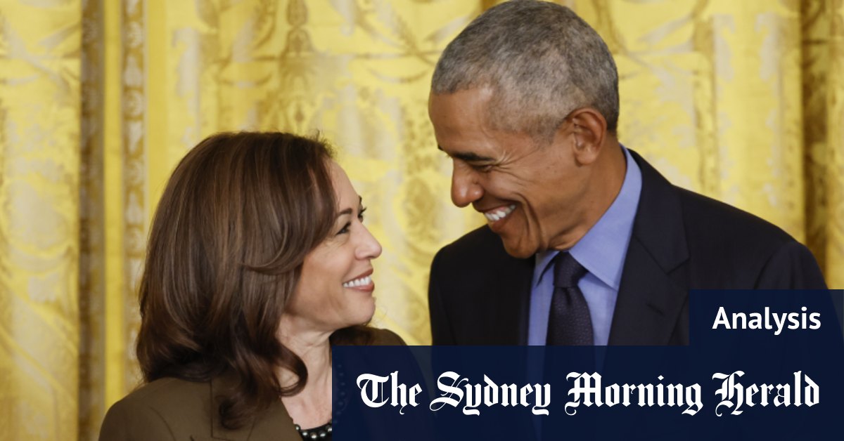 The Obamas called Kamala Harris. Cameras rolled. Hokeyness ensued