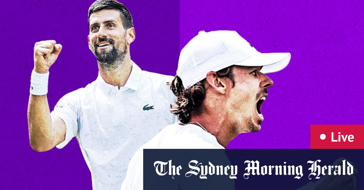 Alex de Minaur vs Novak Djokovic Wimbledon LIVE: Aussie’s next crack at seven-time champion