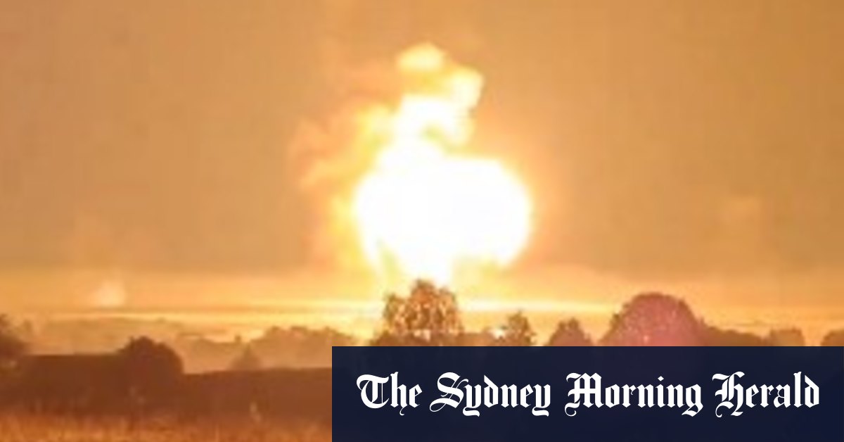 Drone attack causes earthquake-sized explosion at arsenal