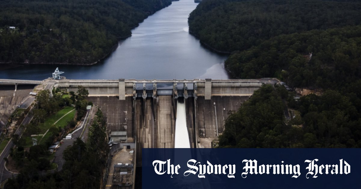 Warragamba Dam: Water being released after levels near ...