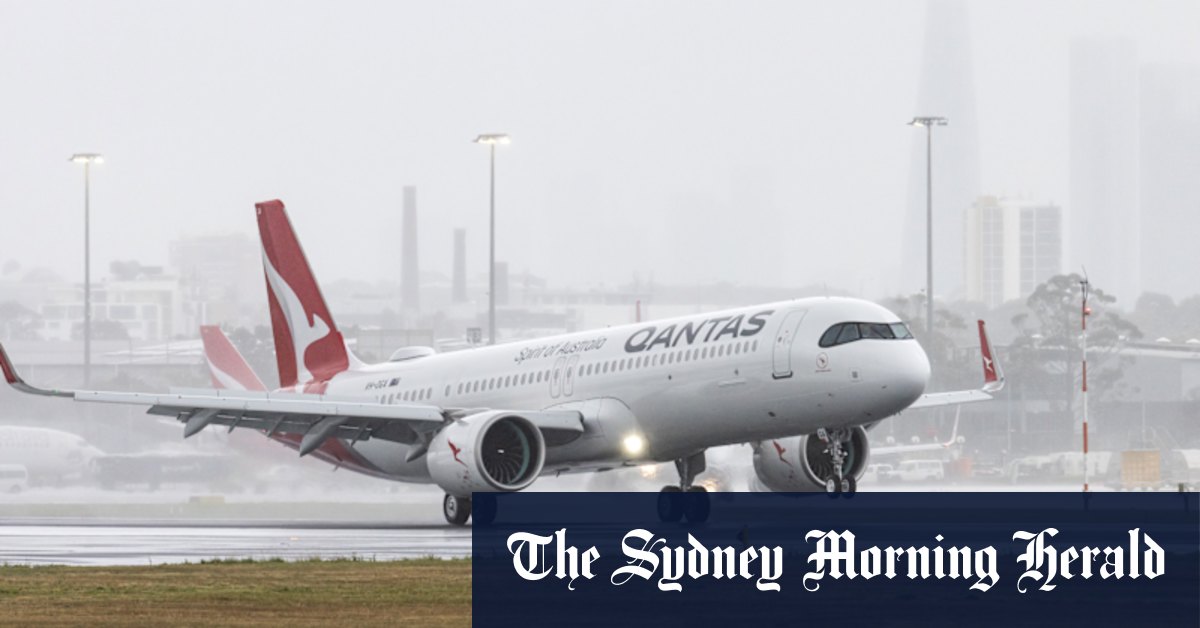 Qantas’s new game-changing Airbus arrives in Sydney