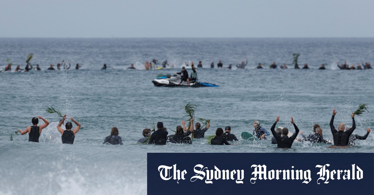 Over 1000 attend memorial for Dee Why shark victim