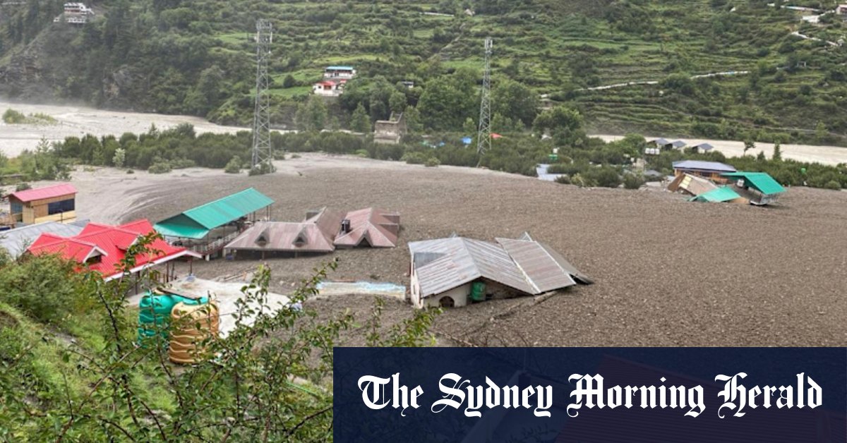 Deadly ‘cloudburst’ mudslide engulfs Indian village