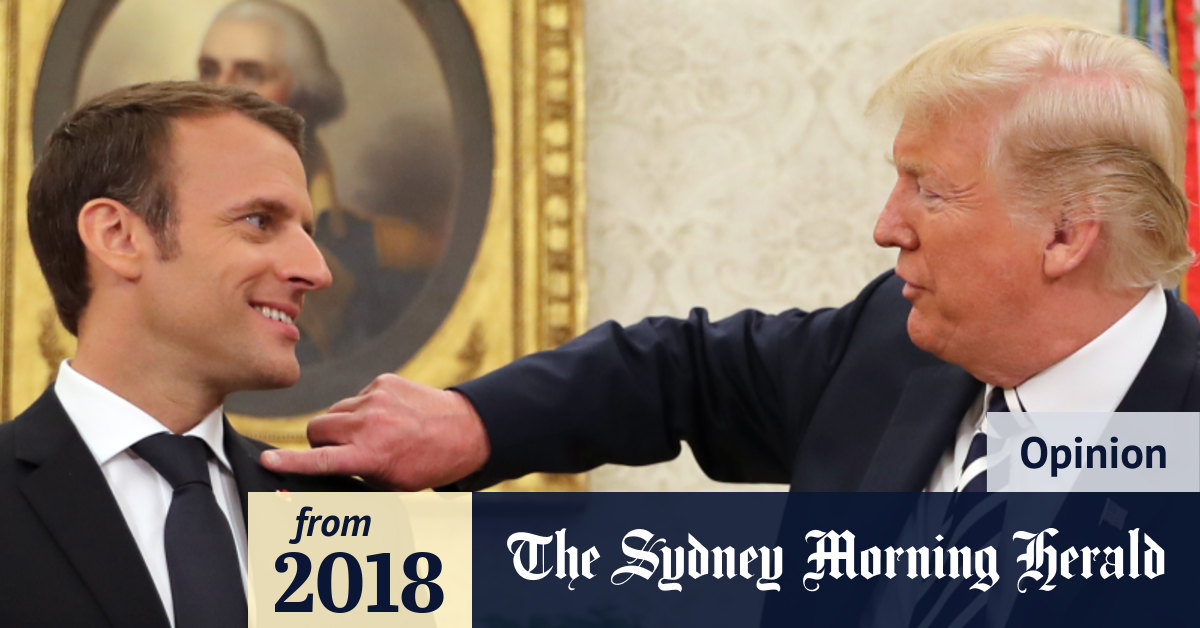Trump S French Bromance Geez Guys Get A Room