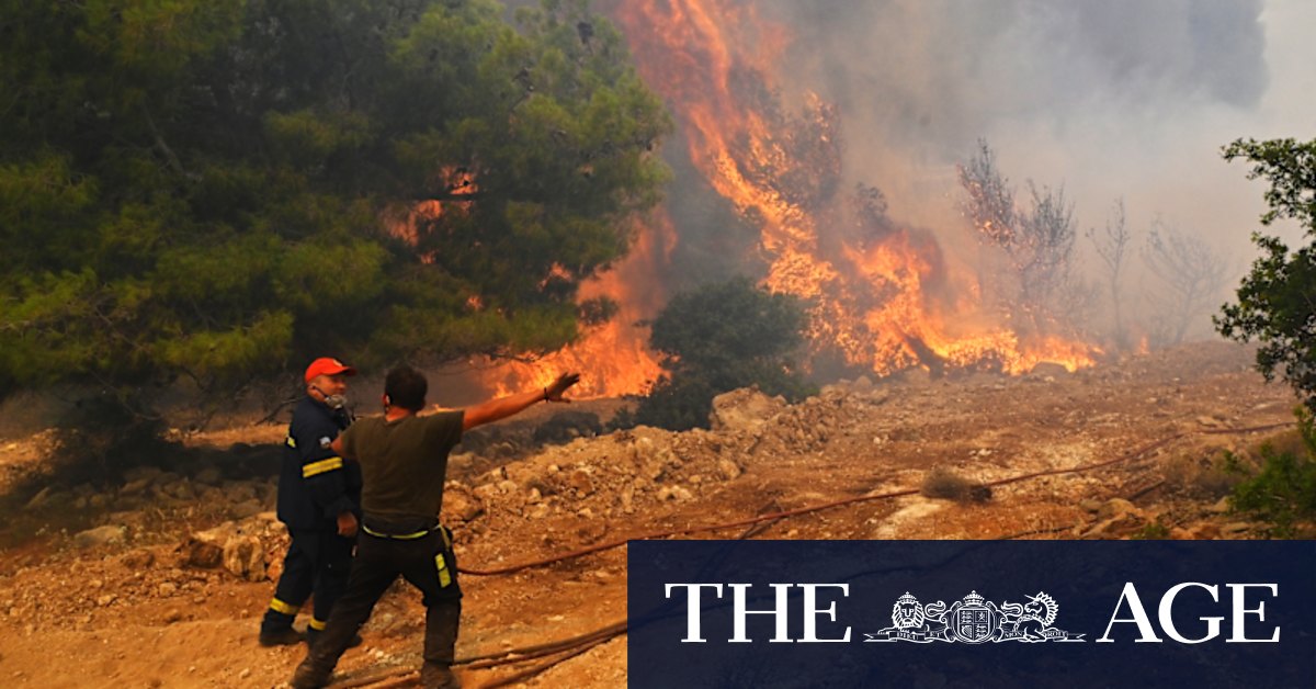 Greece fires: Thousands of Rhodes residents, tourists evacuated - Vimarsana News