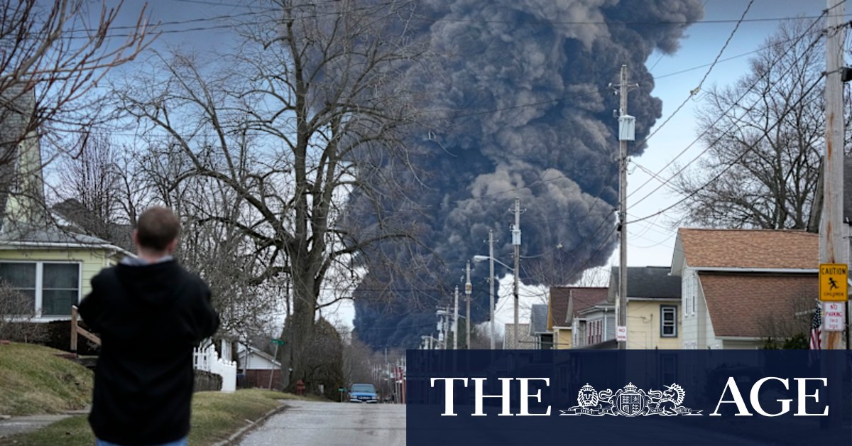 East Palestine Ohio chemical spill: Fears about lingering effects rise over community - Vimarsana News